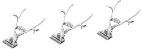 SHERCHPRY 3 Pièces Tondeuse Manuelle Ultra Silencieuse pour Animaux Coupe Poils Ergonomique pour Chiens et Chats Outil de Toilettage Facile à Utiliser Adapté à Tous Poils et