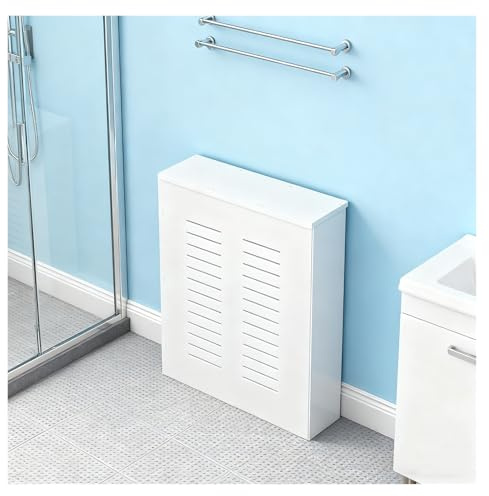 LINGDSWULING Rückwand Schrank Verkleiden Verkleidung Heizung Heizkörperabdeckung Heizung Verkleidung Heizungsabdeckung Heizkörperregal Groß Oben Verkleidung(19.69x27.56x7.87in)