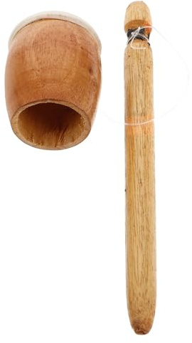 TOYANDONA Kleiner Holzhammer für Kinderspielzeug mit Authentischem Frosch Guiro Klang Stabiles Naturholz Handgefertigtes Percussion Instrument für Musiker
