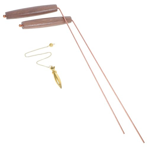 BESPORTBLE Baguettes de Sourcier en Cuivre Pur 99% – Tiges Radiesthésie Pliables pour Détection D’Eau et Métaux – Outils Portables pour Prospection, Chasse Trésor et Style Aléatoire