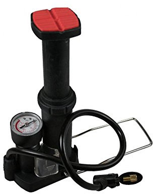amara-global Luftpumpe Fahrrad Fußpumpe Tretpumpe Fusspumpe Camping mit Manometer