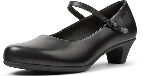 Camper Helena Bajo, Damen Mary Jane Halbschuhe, Schwarz (Black 1), 38 EU (5 UK)