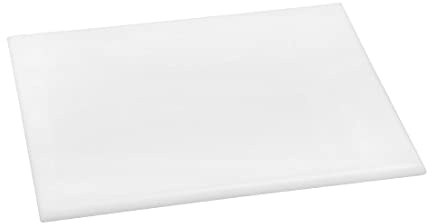 Hygiplas Tabla de cortar de alta densidad blanca pequeña 12 x 305 x 229 mm