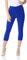 Roman Originals Cropped Trousers for Women UK Ladies Capri Leggings Summer Pants Short Crop Stretch 3/4 Length Three Quarter Pedal Pusher Clothes Elasticated Bengaline Cut Off - Royal Blue - Size 18