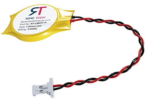 Batterie CMOS pour DELL - BIOS RTC 3V CR2032 avec câble 2 fils