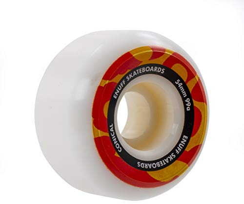 Enuff Conical Skate-Rollen, 4 Stück, 54 mm Weiß