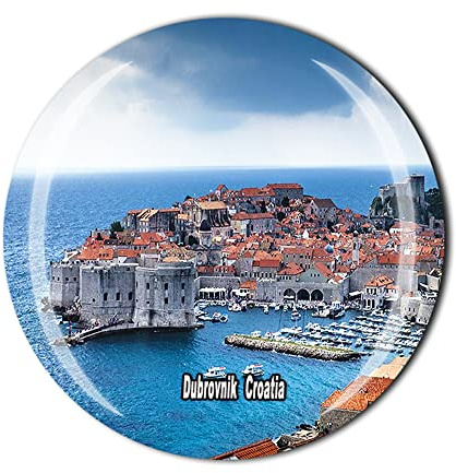 Dubrovnik Kroatien Kühlschrankmagnet Kristall Touristen Souvenir Geschenkkollektion Kühlschrank Magnetischer Aufkleber