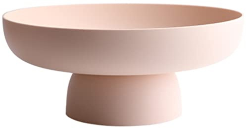 Housoutil Detachable Fruit Plate with High Base 10.04 Inch Food Storage Tray for Home Events Snacks and Desserts