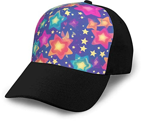 Klassische Sportkappen, Trucker-Kappen, farbige Einhorn-Baseballmützen, Unisex-Erwachsene, personalisiert/verstellbar/Baumwolle