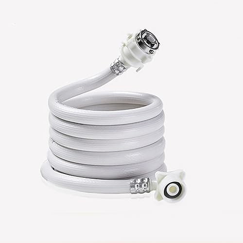 Keebgyy Washing Machine Hose, PVC Washing Machine Water Inlet Pipe, Steel Connector Extension Tube, Premium Washing Machine Hoses, Washing Machine Hoses for Water Injection, Inlet Supply Lines(l)
