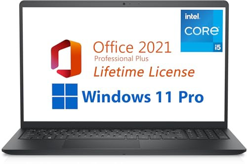 Dell 2023 Inspiron 15 Business Laptop, Free Microsoft Office 2021 with Lifetime License, 15.6 FHD 1920 x 1080, Intel Quad-Core i5-1135G7 2.4 GHz, 64GB DDR4 RAM, 2TB PCIe SSD, Windows 11 Pro, Black