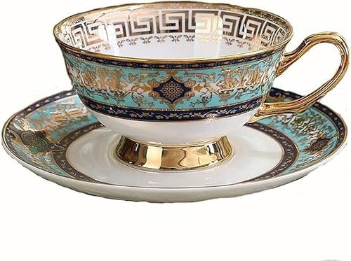 Semplice tazza di caffè in ceramica*Tazza di latte Set di tazze da caffè in stile europeo Set da tè pomeridiano in porcellana inglese in porcellana Set da tè in ceramica for coppie Phnom Penh (colore: