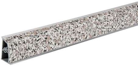 AERREGI SET ALZATINA | SPALLETTA PER TOP CUCINA | ALZATINA COLORE MARMO GRANITO COMPLETA DI ACCESSORI | LUNGHEZZA 2 METRI | ALZATINA RESISTENTE MADE IN ITALY