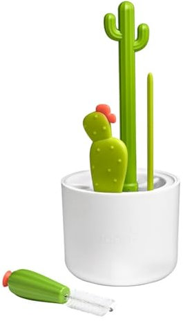 zabeto Cactus Bottle Brush, Straw Brush, Multifunctional Cleaning Brush Set, Full-Angle Cleaning
