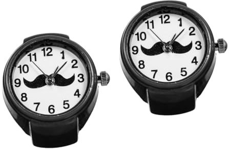 GALPADA 2stücke Digitale Fingeruhr Im Ringuhr-Design Für Damen Stilvolle Armbanduhr Mit Praktischem Ziffernblatt Und Einzigartiger Dekoration Für Modebewusste Frauen