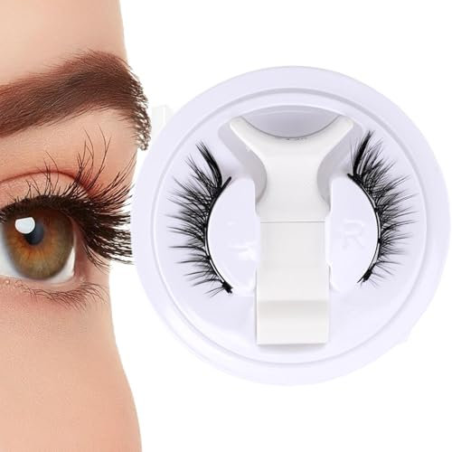 Ciglia finte magnetiche senza colla, riutilizzabili, naturali, senza colla, morbide e confortevoli, strumento di per il trucco per viaggi d'affari, casa, viaggi, salone di bellezza