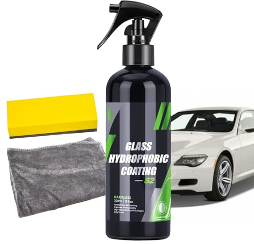 Spray de lluvia de automóviles: recubrimiento de vidrio hidrofóbico, repelente del agua del parabrisas | Spray de ventana anti antiniebla, vidrio automático de escudo a prueba de lluvia, resistencia a