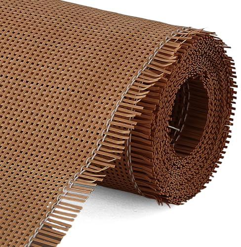 XLSBZ Wiener Geflecht Meterware 40x200cm PE Rattan Gurtband Offenes Rattan Geflecht für Möbel Stühle DIY-Projekte Möbeldekoration