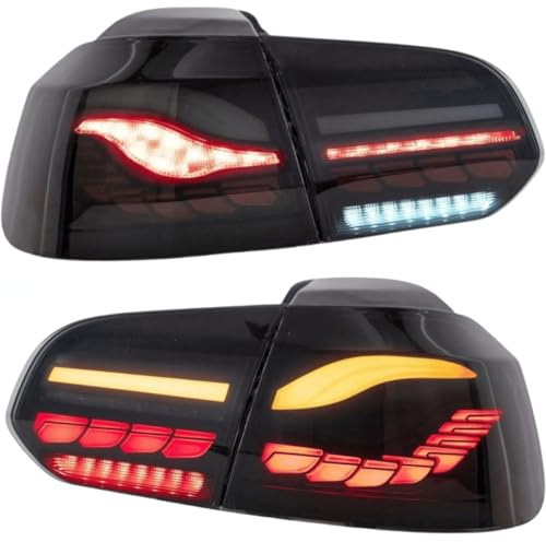 Tuning-Tec OLED Rückleuchten Set in smoke für VW Golf 6 2008–2013 mit dynamischem LED-Blinker E9 Zulassung