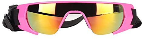 TIKATARER Hundbrille, Winddes Hund Sonnenbrille Hunde Sonnenbrille Verstellbares Atmungsaktives Haustier Auge Hundebrille mittelgroß