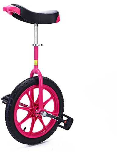 EYRMQWJPC Balance-Training Einrad Einrad 16 Zoll Multicolor(Pink+black)