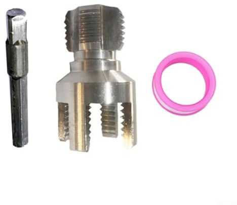 Besttoolifes Utensile per filettare tubi dell'acqua da 20 mm e 25 mm, taglierina per filettatura interna ed esterna, fustella in metallo integrata per impianti idraulici in PPR/PVC, taglio rapido