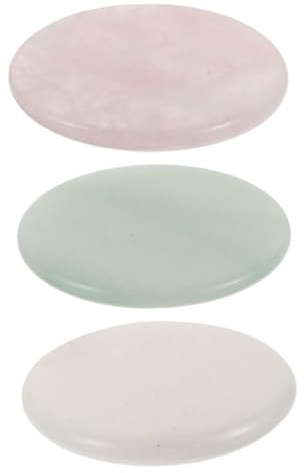 Beaupretty 3 St Ögonfransförlängning Verktyg Jade Limpalett med Halkfri Yta Kompatibel för Alla Franslim Stabil Bas för Professionell och Utbildningsanvändning Elegant Design för och Resa