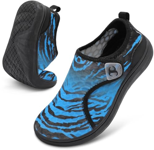 Scurtain Diabetic Shoes Womens Wide Width Walking Shoes Black Ladies Elderly Non Slip Zero Drop House Slippers Breathable Casual Summer Spring Sneakers Size