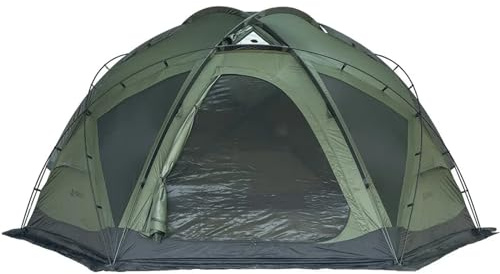 POMOLY Dome Tent Camping Hot Tent, Dome X6 Pro Freestanding Wood Stove Tents for 2-4 Person Backpacking, Hiking (Green)