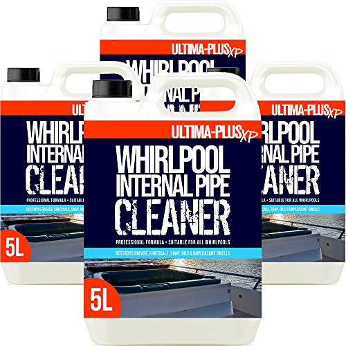 ULTIMA-PLUS XP Whirlpool Internal Pipe Cleaner - Deeply Cleans & Removes Limescale, Dirt & Odours - Suitable for all Whirlpools (20 Litres)
