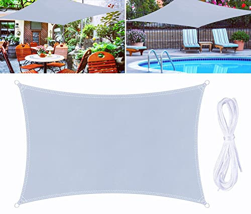 Wokkol Tende da Sole per Esterno, Vela Ombreggiante, Tenda Parasole Esterno, Protezione Raggi UV Vela Tenda, Impermeabile e Resistente, Tenda a Vela per Giardino Balcone Terrazza (2X3M)