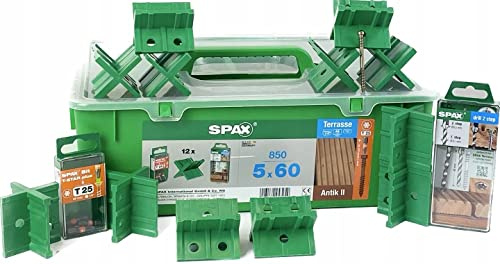 Spax-D Terrassenschrauben 5x60 antik A2 850 St. GreenBox