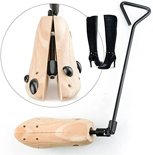 XCC Camilla de Bota de Madera Ajustable tacón Alto Zapato Camilla 1 unids Zapato ampliador Expander Zapato Camilla para Hombres Mujeres (Size : L)