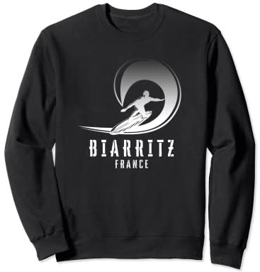 Surf Biarritz, Surfen Biarritz in Frankreich, Pipe Surfer Sweatshirt