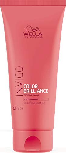 Wella Professionals Invigo Color Brilliance Conditioner fine – glättende Farbschutz-Haarspülung für feines, gefärbtes Haar – mit Vitamin E und Antioxidantien – 200 ml