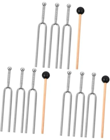 Toyvian 3sätze Stimmgabel Für Violine Edelstahl Inklusive Schlägel Präzise Stimmung Für Violine Gitarre Cello Und Mehr Langlebig Und Für Musiker Und Instrumentenliebhaber