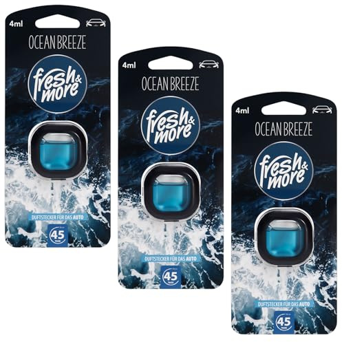 Fresh & More Auto-Lufterfrischer Clips 3er Pack je 4ml - Ocean Breeze