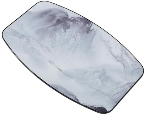 Keenso Plateau de Table en Bois Massif Imperméable et Amovible, Design élégant, Application Polyvalente pour Camping-Car, Camping-Car, Yacht, Meubles de Pont Flottant avec (Paysage)