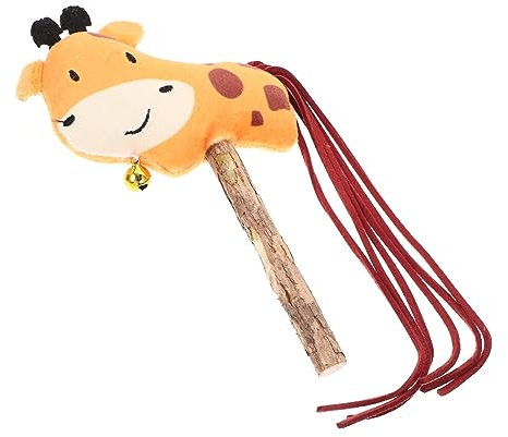 Yardwe Plüschtier Katze Interaktives Spielzeug Kätzchen Teaser Stockhals Sicher Und Für Katzen