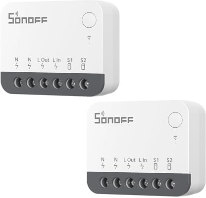 SONOFF Zigbee Smart Switch, funziona con Alexa & Google Home, 2 PACK, richiede Gateway ZigBee, richiede una linea neutra