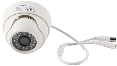 Yctze Cámara de Vigilancia Domo HD 1080P Cámara de Seguridad para Exteriores con Cámara de TV Analógica Infrarroja 4 en 1 para Interior/Exterior Compatible con Lente de 3,6 Mm S (NTCS)