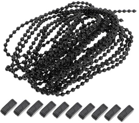Alipis Cordino Catena Per Tende Catena Sfere Perline Per Tende Di Perline Sfere Accessori Di Fissaggio e Fibbia