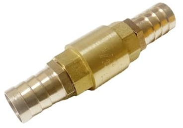 HBGNZU Schlauchanschluss Messing Vertikalhubfeder Rückschlagventil Einweg-Rückschlagventil for Wasser(19mm)