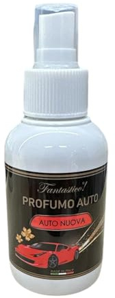 Fantastico Profumo Auto Spray, Fragranza Auto Nuova, 100 ml, Made in Italy