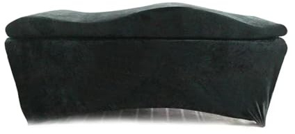 Matelas Table De Massage Surmatelas et couvre-lit for cils, coussin ergonomique incurvé for table de massage, matelas for cils for salon de beauté Coussin Massage(Black Bed and Cover,180x60 cm)