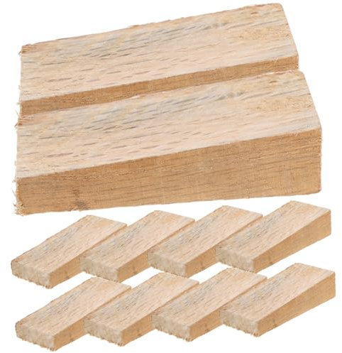 HYTROVE 12stücke Holzkeile Zur Verstärkung des Hackenkopfes Universelle Gartenwerkzeugteile Für Einfache Installation Und Reparatur Von Hacken Wetterfestes Zubehör Zur