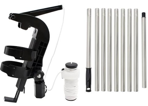 Sprühdosen Verlängerung mit 3.2m Teleskopstange - Wespenspray Spraydosen Verlängerung, Hornissen Spray Sprühdosenhalter, Sprühdosenverlängerung Einstellbarer Winkel Sprühstange