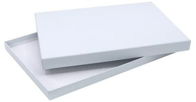 Artoz Pure Box Geschenkbox, A4 Format, 307 x 224 x 26 mm, Aufbewahrungsbox für Geschenke und Dekoration, light blue