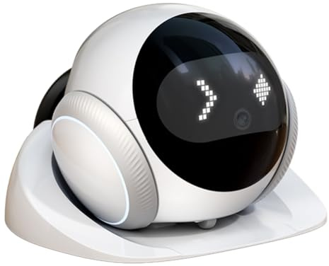 Aboiled Smart Child Care Roboter mit Älteren Begleiter und PET-Überwachung, App-Fernbedienung, Bewegungserkennung, 2-Wege-Sprachanruf