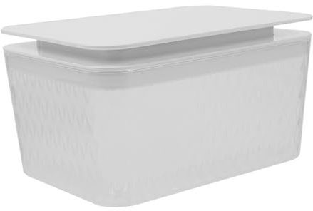 Beatifufu Dispensador de Toallitas para Baño Pequeño Cristal Claro, Caja de Limpieza Portátil de Plástico, Diseño Tapa, Uso Doméstico y Baño, Soporte para Pañuelos Húmedos Compacto